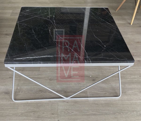 Mesa de Centro V de Redondo Cuadrada - Cubierta Cuadrada