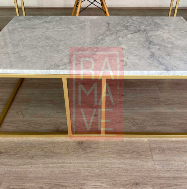 Mesa de Centro C de Cuadrado Cubierta Rectangular